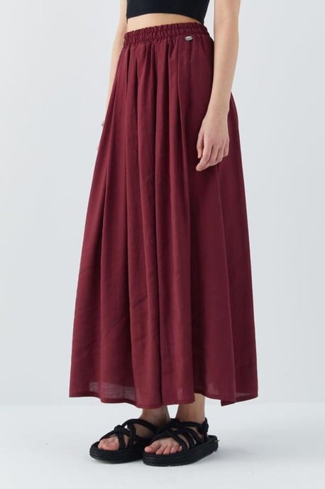 Hoge Taille Lange Rok met Zakken - Image 5