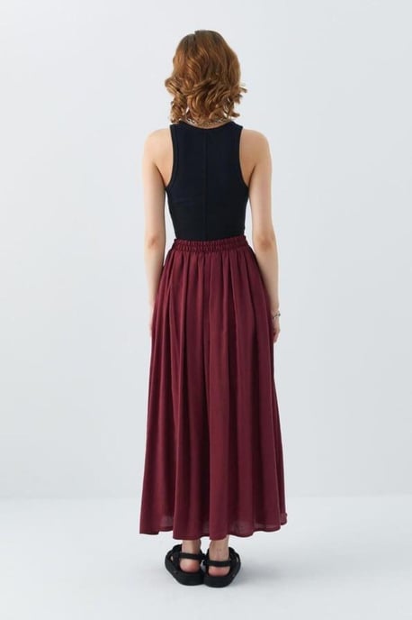 Hoge Taille Lange Rok met Zakken - Image 6