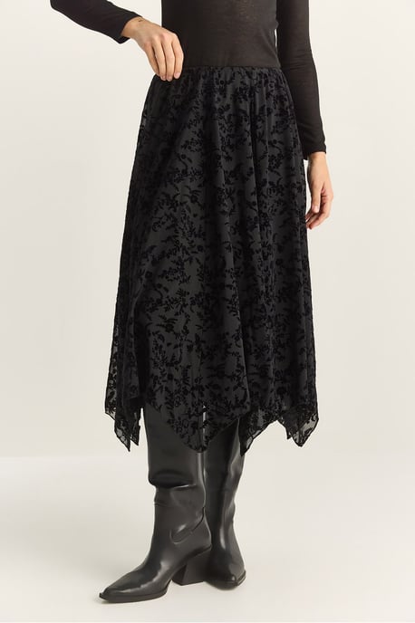 Hoge Taille Asymmetrische Midi Rok - Image 6