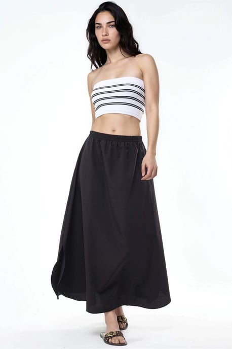 Hoge Taille Midi A-Lijn Rok - Image 3