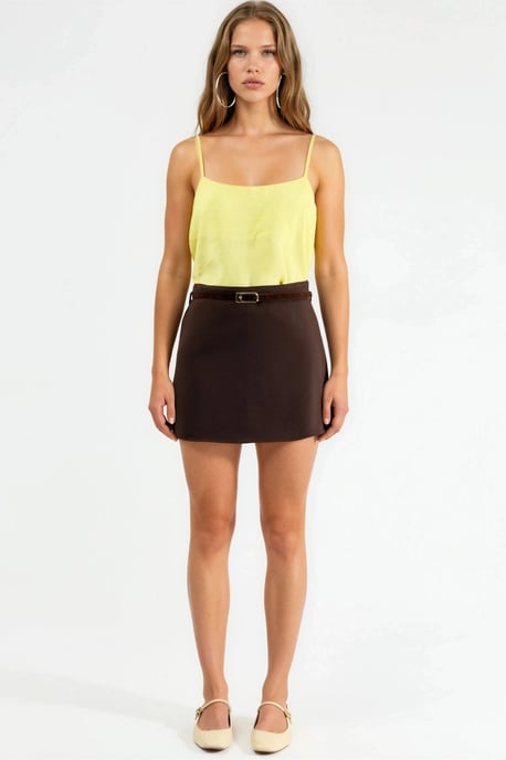 Hoogwaardige Mini Rok met Riempje - Image 6