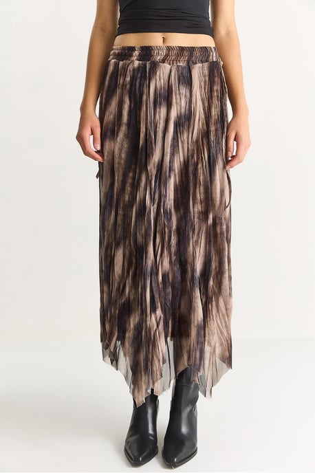 Hoge Taille Asymmetrische Midi Rok - Image 6