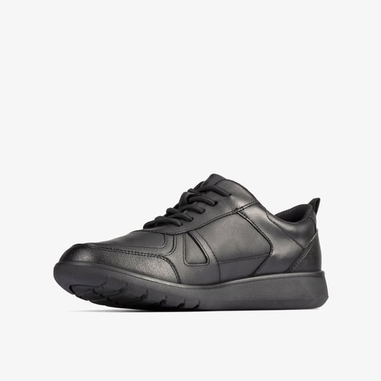 Scape Track Y Zwarte Leren Schoenen - Image 4