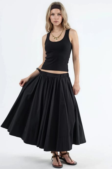 Sleeveless U Collar Modal Cotton Tank Top - Image 5
