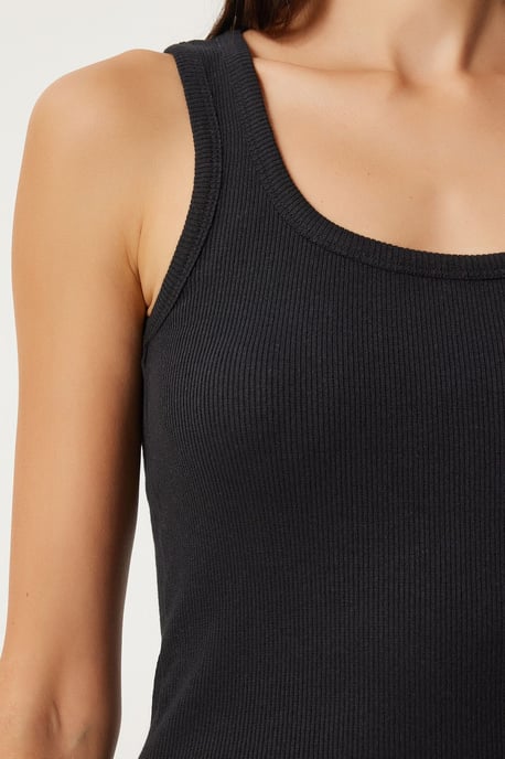 Fitted U-hals Gebreide 2-Pack Tanktop - Image 3