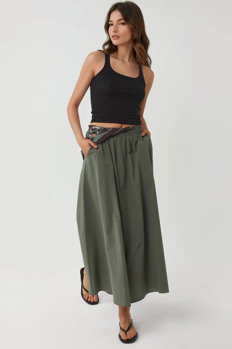 Fitted U Collar Knitted Tank Top - Image 4