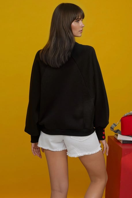 Geborduurd Katoenen Sweatshirt - Image 5