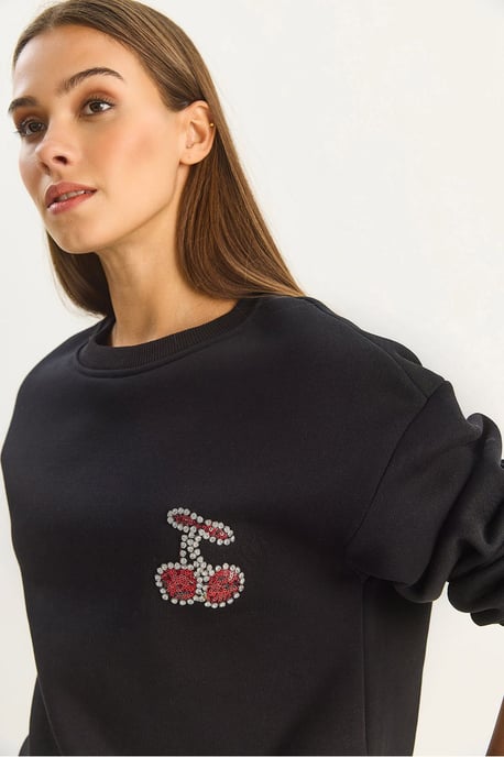Geborduurd Crew Neck Sweatshirt - Image 4