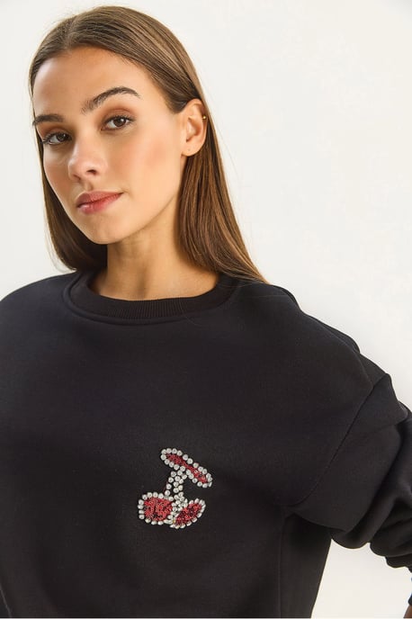 Geborduurd Crew Neck Sweatshirt - Image 5