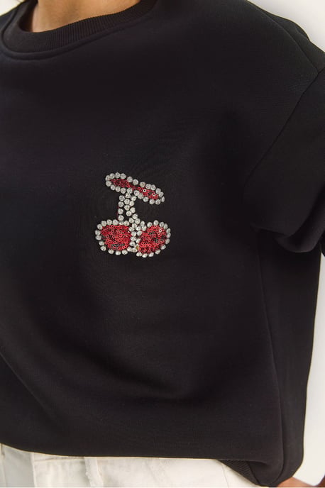 Geborduurd Crew Neck Sweatshirt - Image 6