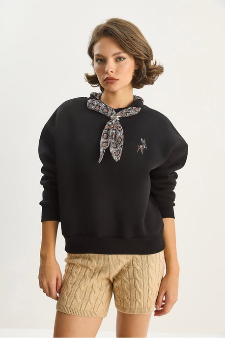 Geborduurd Crew Neck Sweatshirt - Image 4
