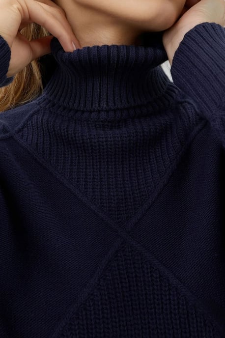 Turtleneck Knit Sweater - Image 4