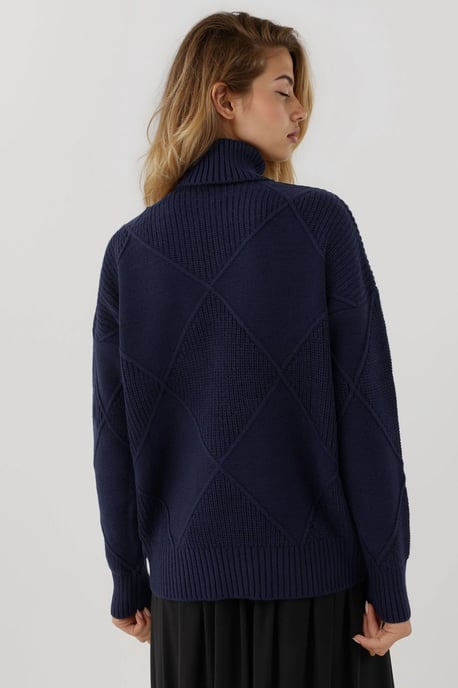 Turtleneck Knit Sweater - Image 6