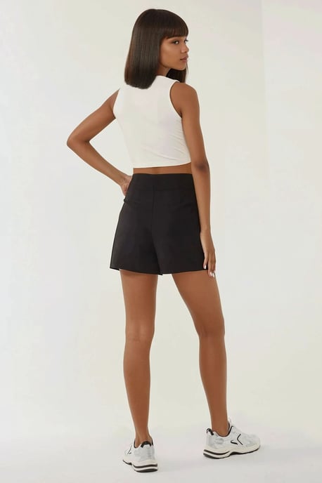 Hoge Taille Knopshorts - Image 5