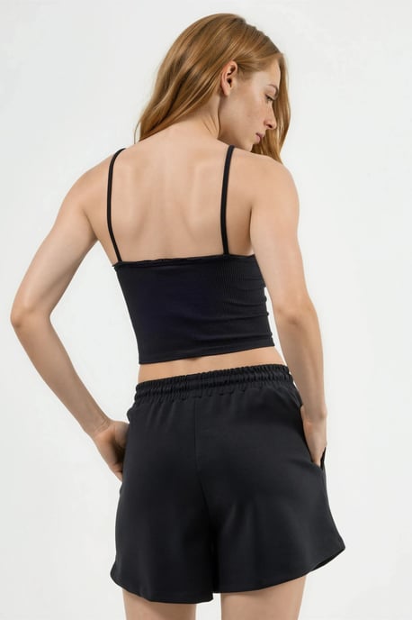 Elastische Taille Modal Shorts met Pocketen - Image 5