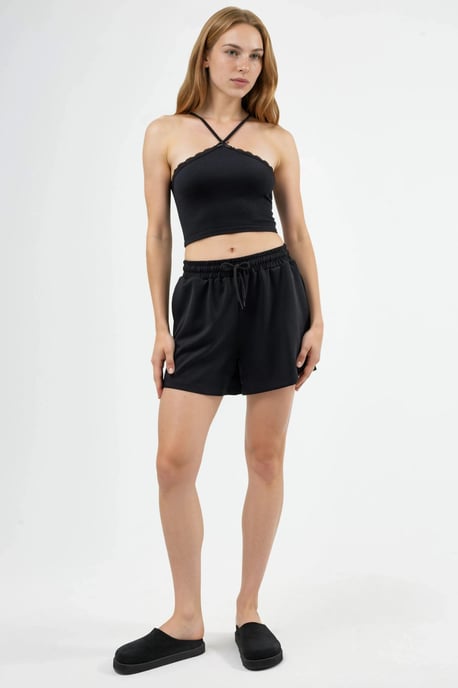 Elastische Taille Modal Shorts met Pocketen - Image 6