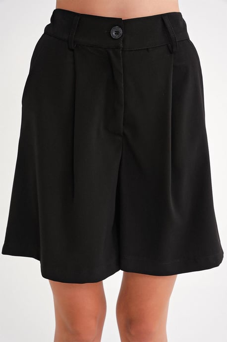 Hoge Taille Geknoopte Zak Shorts - Image 5