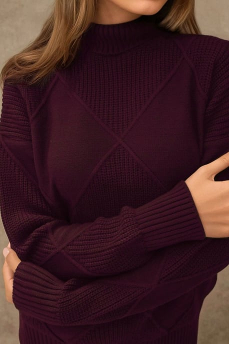 Turtleneck Knit Sweater - Image 5