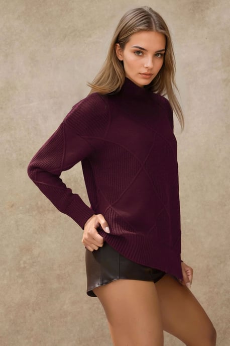 Turtleneck Knit Sweater - Image 6