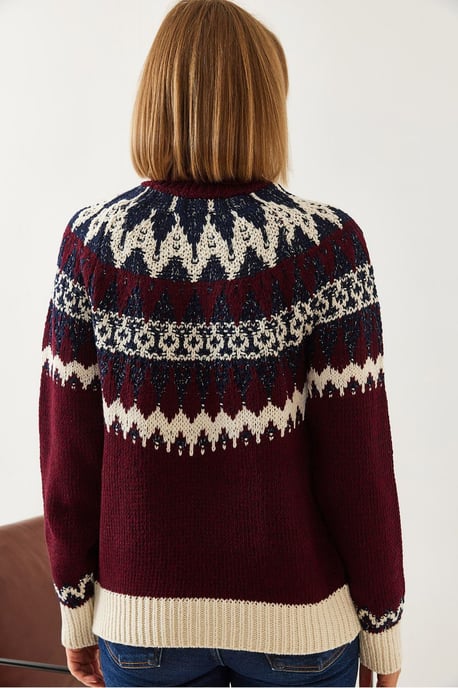 Coltrui met jacquard breiwerk - Image 3