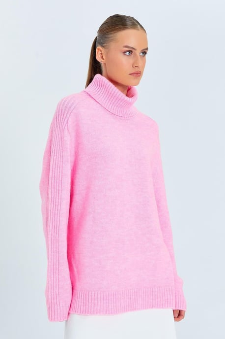 Losse Pas Turtleneck Gebreide Trui - Image 2