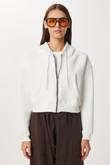 Capuchon Rits Ontspannen Sweatshirt - Image 3