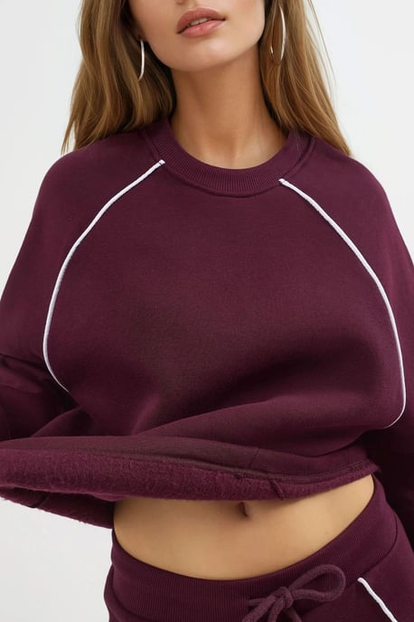 Contrasterende Banden Lange Mouw Sweatshirt - Image 4