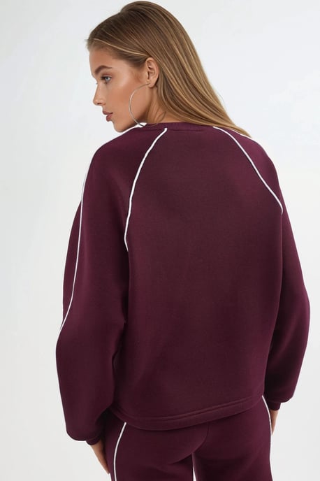 Contrasterende Banden Lange Mouw Sweatshirt - Image 5