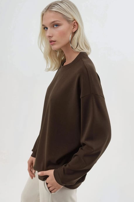 Ontspannen Pasvorm Crewneck Gebreide Sweater - Image 2