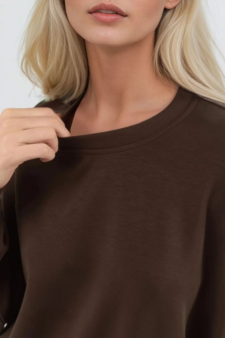Ontspannen Pasvorm Crewneck Gebreide Sweater - Image 6