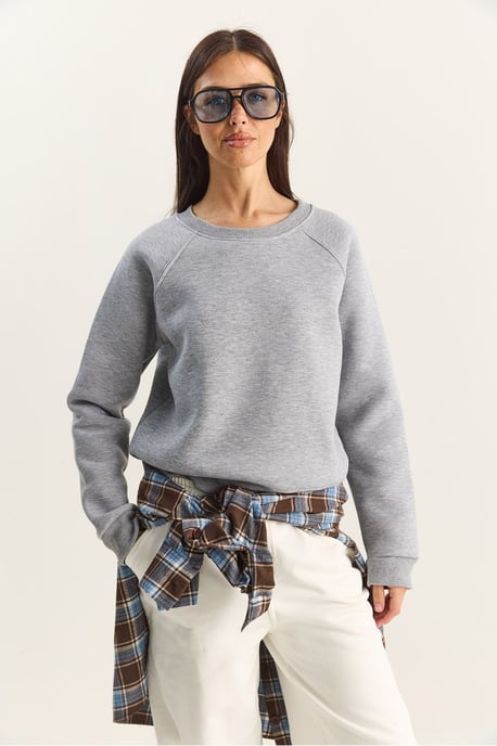 Ontspannen Pasvorm Crewneck Gebreide Sweater - Image 2