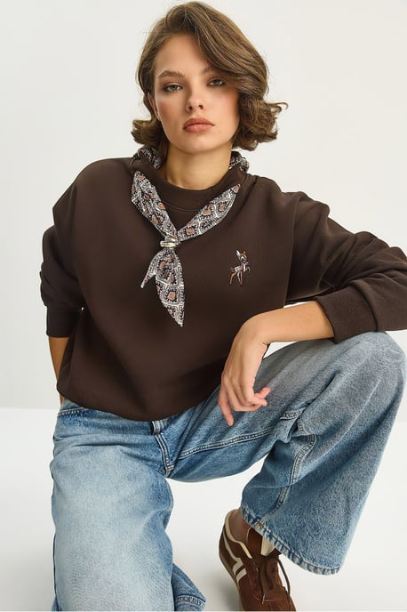 Geborduurd Crew Neck Sweatshirt - Image 3
