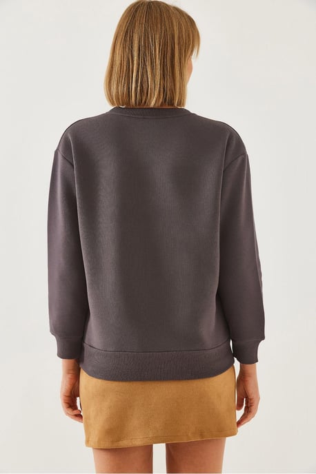 Hartpatroon Ronde Hals Sweatshirt - Image 2