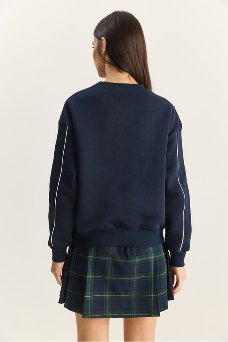 Ronde Hals Geborduurd Sweatshirt - Image 6