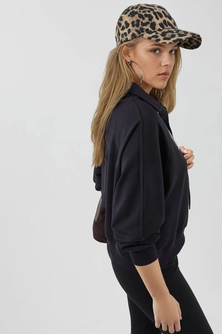 Polokraag Langemouw Relaxed Fit Sweatshirt - Image 4