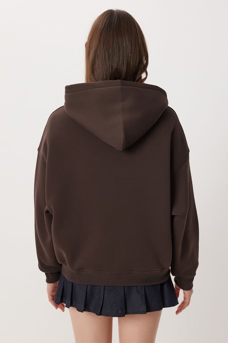 Översized Huvtröja med Känguruficka - Image 6