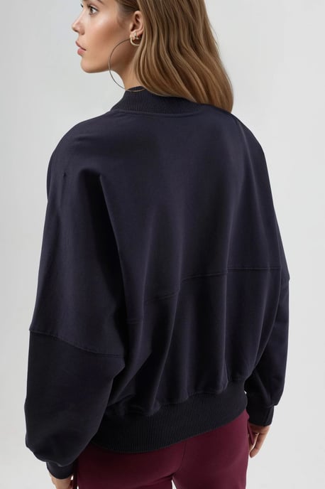 Ontspannen Pasvorm Volledige Rits Sweater - Image 3