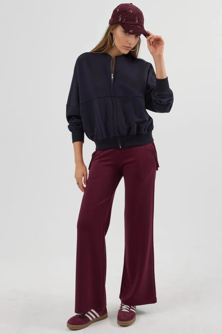 Ontspannen Pasvorm Volledige Rits Sweater - Image 6