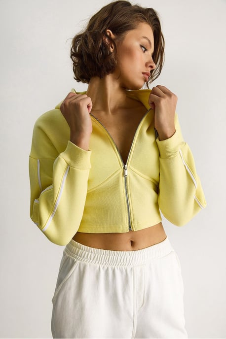 Ritskraag Aangesneden Sweater - Image 3