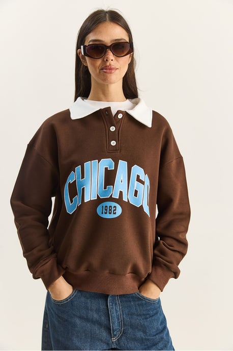 Oversized Geprinte Sweatshirt - Image 2