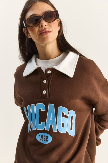 Oversized Geprinte Sweatshirt - Image 4