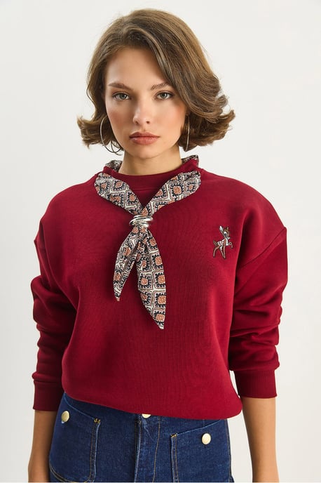 Geborduurd Crew Neck Sweatshirt - Image 3