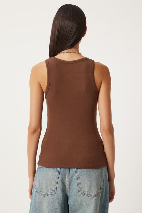 Aansluitende U-hals Gebreide 2-Pack Tanktop - Image 4