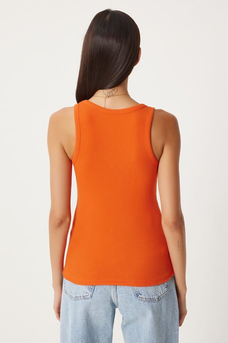 Fitted U-hals Gebreide 2-Pack Tanktop - Image 4