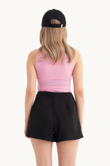 Halter Neck Skär Ut Crop Top - Image 2