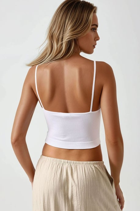 Skräddarsydd Crew Neck Basic Tanktop - Image 3