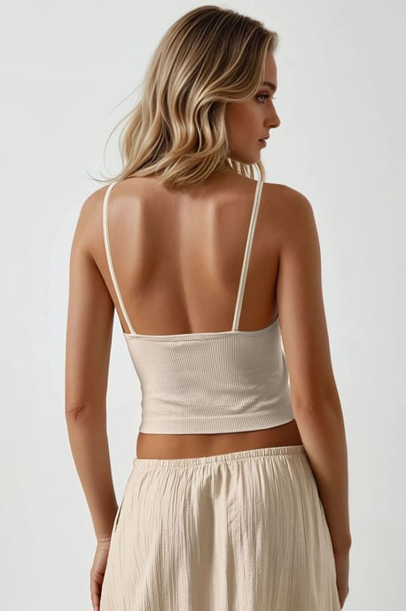 Figursydd Crew Neck Basic Linne - Image 5