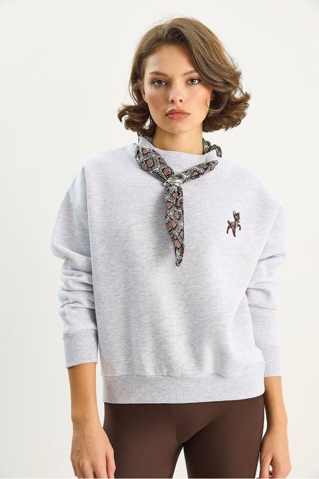 Geborduurd Crew Neck Sweatshirt - Image 2