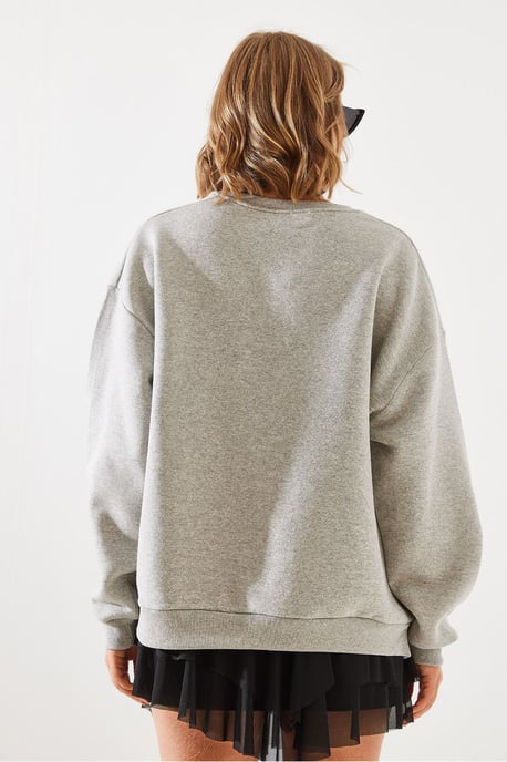 Sweater met Ritsdetail en Ronde Hals - Image 5