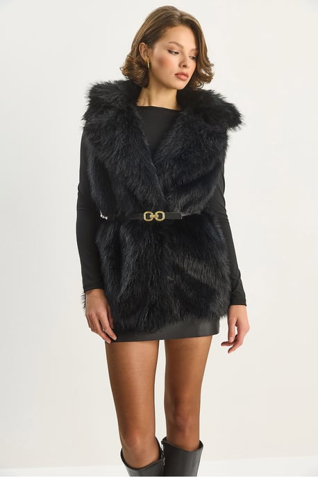Faux fur väst - Image 2